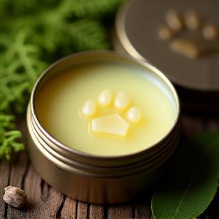 Tin of organic paw protection balm